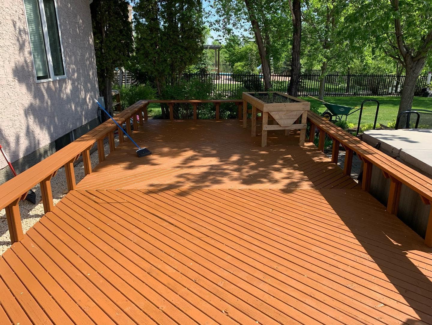 Wood Staining Services in Winnipeg.