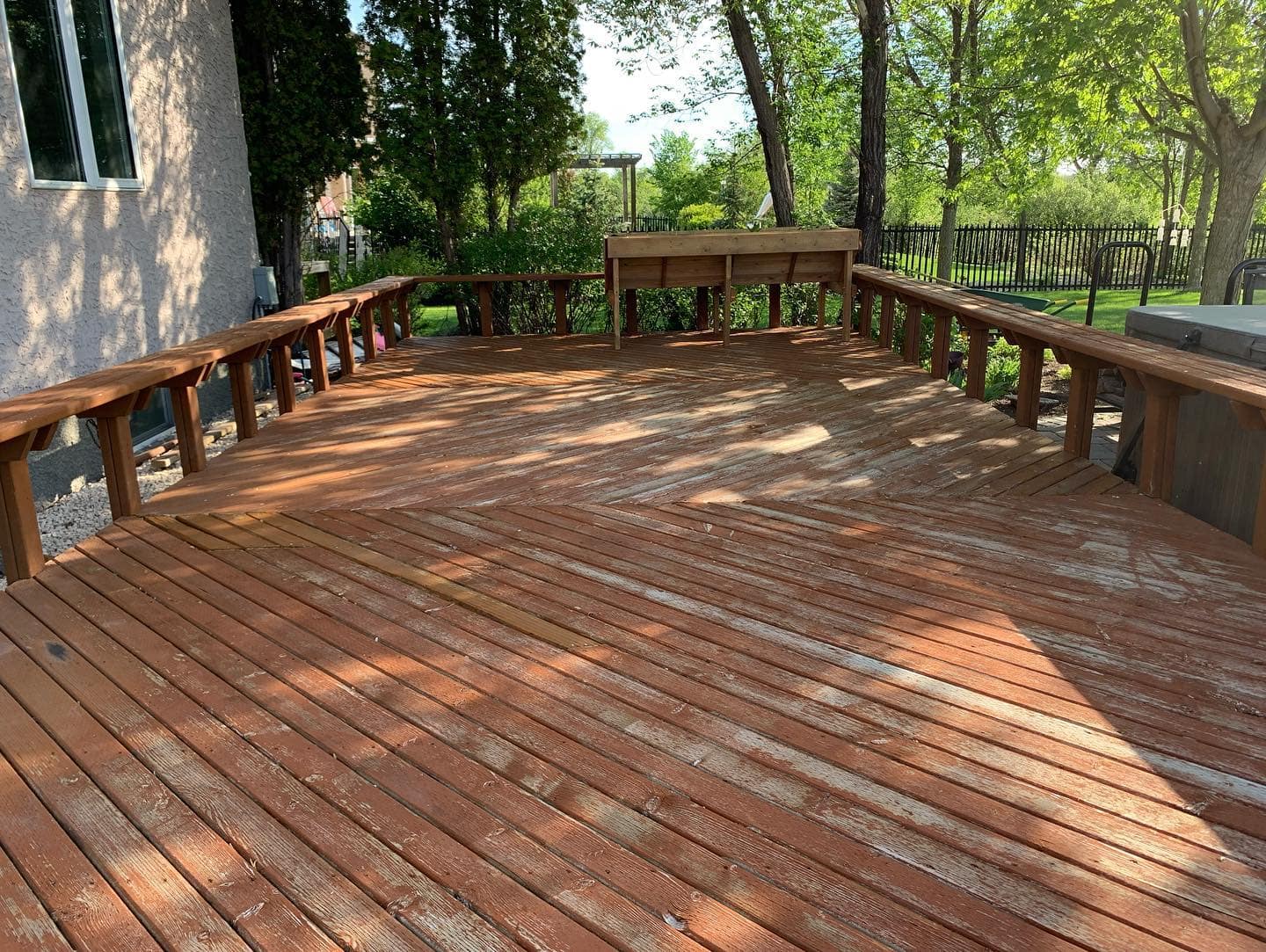 Expert Wood Staining Services in Winnipeg.