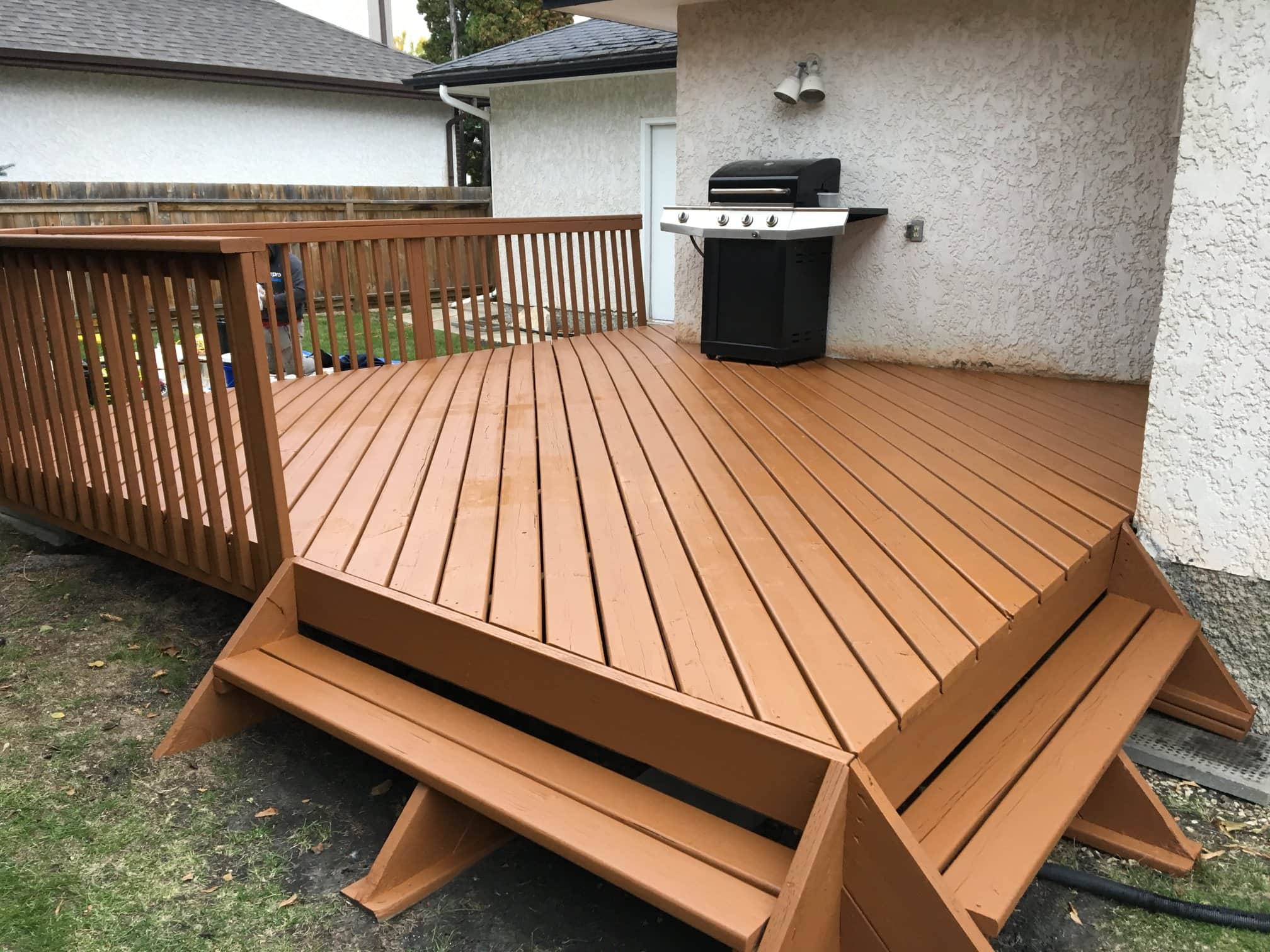 Outstanding Wood Staining Services by Professional Painters in Winnipeg.